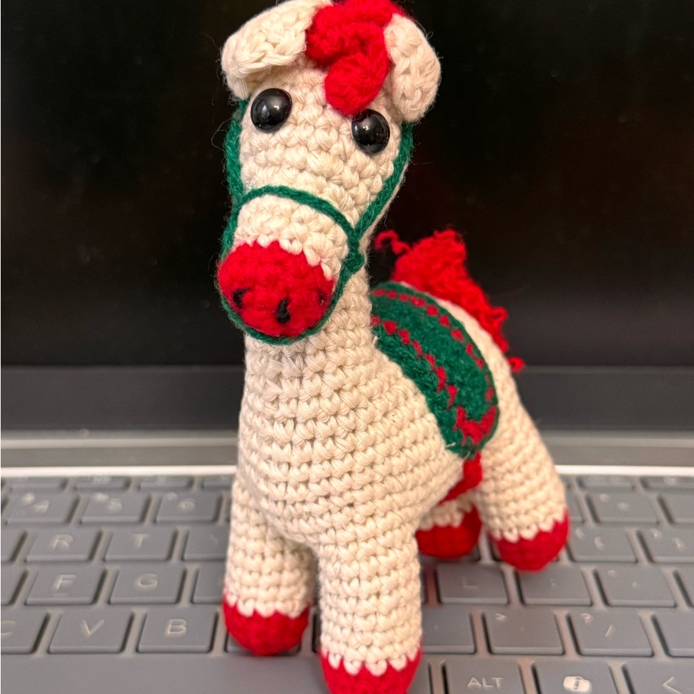 Handmade Crochet Horse Toy